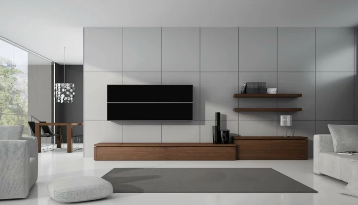 kleines wohnzimmer einrichten minimalistische inneneinrichtung wohnmöbel sitzkissen