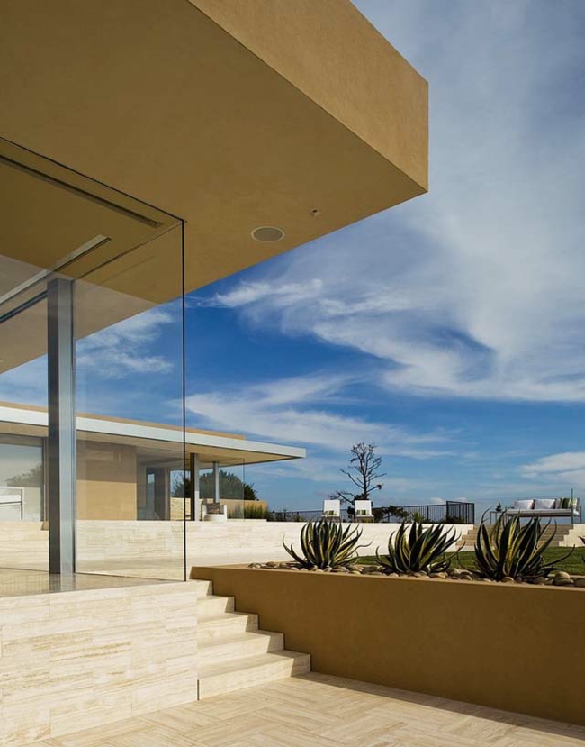 moderne einfamilienhäuser traumhaus San Francisco außenbereich treppen pflanzen