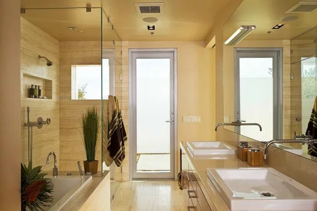 moderne einfamilienhäuser traumhaus San Francisco badezimmer pflanzen