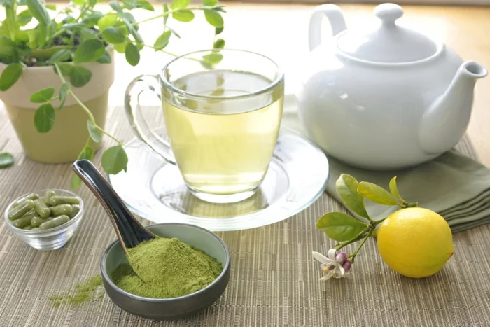 moringa pulver gesund tee zubereiten