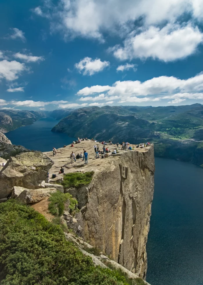 norwegen fjorde preikostollen lycefjord