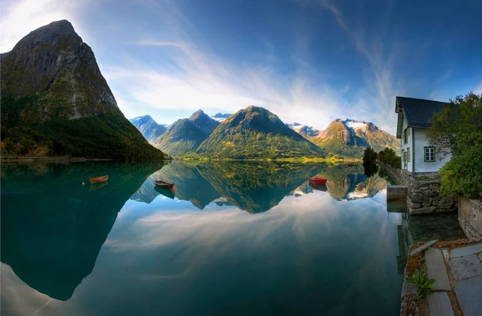 norwegen fjorde traum urlaub wasser spiegelung
