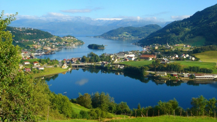 norwegische fjorde bewohnt