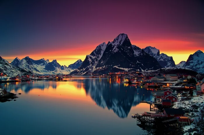 norwegische fjorde feuerrot
