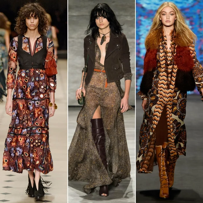 vintage kleider herbst damenmode 2015 wintermode neue tendenzen