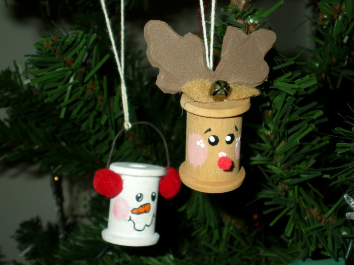 weihnachtliche bastelideen baumanhänger dekoideen weihnachten