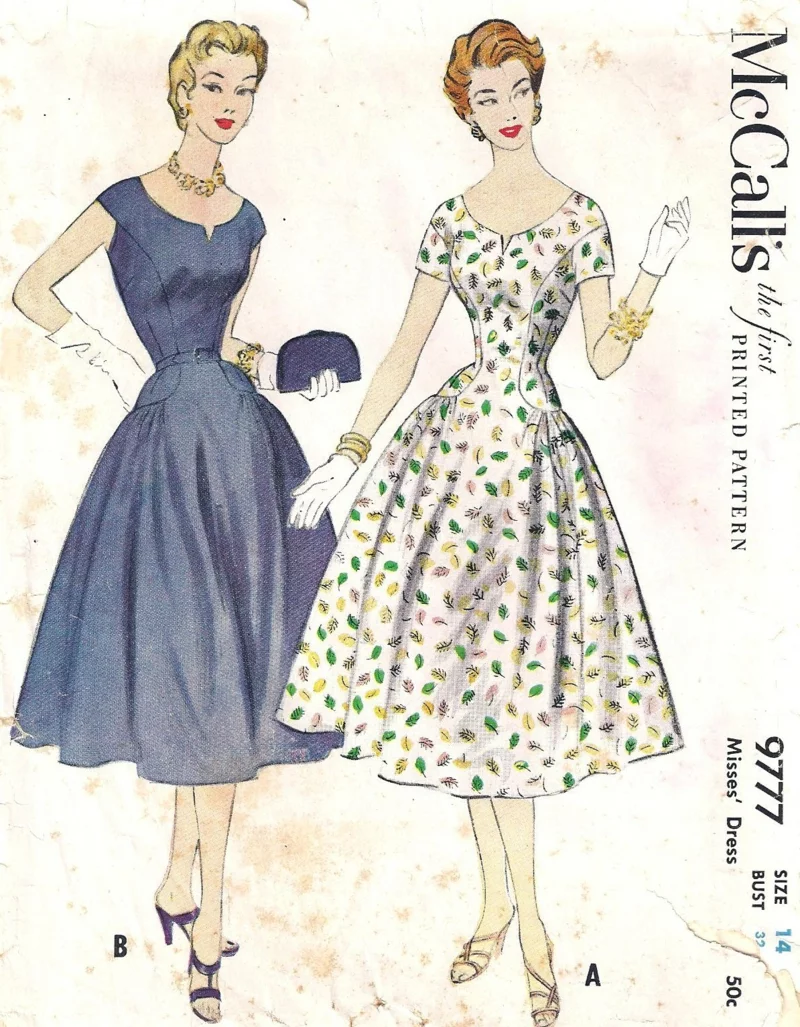50er Mode Vintage Kleider 50er Retro Kleider Blumenmuster