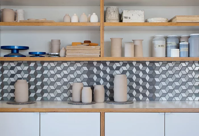 Inneneinrichtung bodenbelag interiordesign keramik fliesen küchen rückenwand