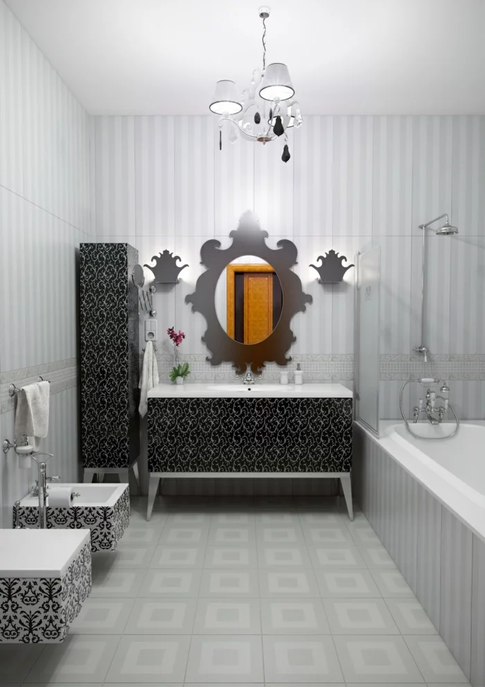 Die Gotik Architektur Merkmale Kunst weisses Badezimmer Gestaltung Design badezimmer gerstaltung