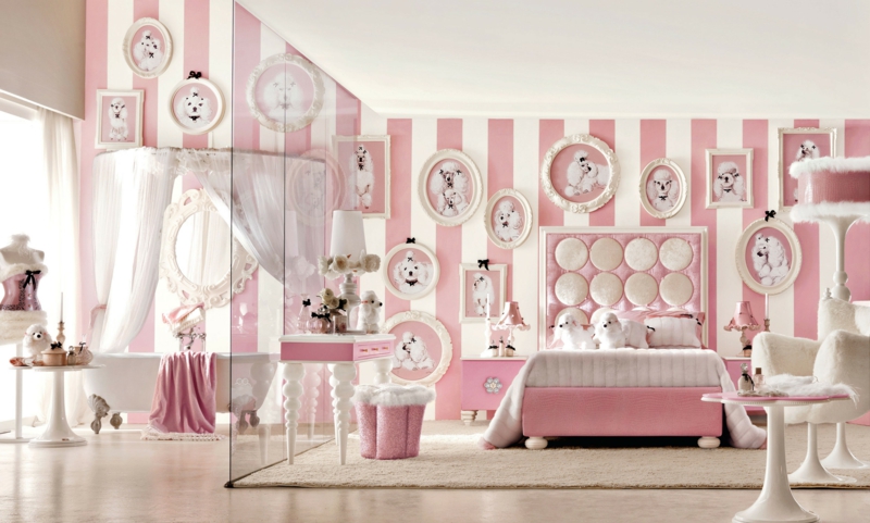 Mädchen Kinderzimmer komplett Set Luxus Kindermöbel