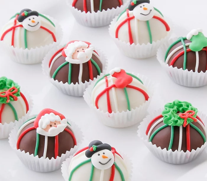 Nikolaus Basteln bastelideen weihnachten cupcakes