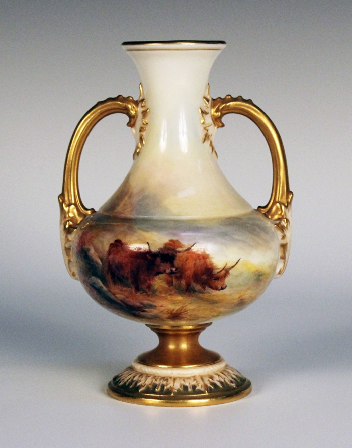 butterdose keramik Geschirr wohnaccsessoires vase mit büffeln