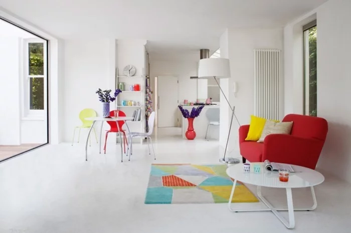 Raumgestaltung Ideen Wohnzimmer Möbel Farbmischung