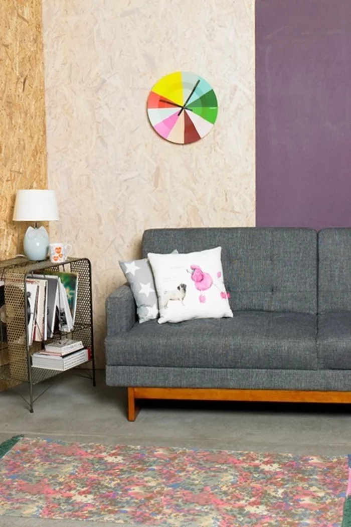 Raumgestaltung Ideen Wohnzimmer rustikale Möbel