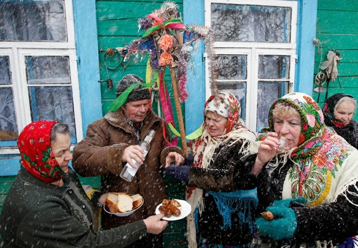 Russische Weihnachten Weihnachten in Russland neujahr wondka trinken