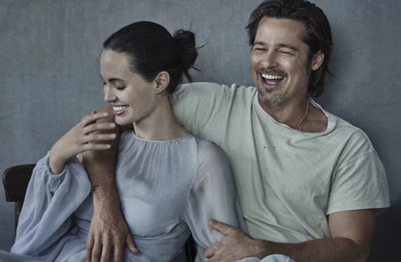 Vanity Fair Italia November 2015 Angelina Jolie und Brad Pitt bekannte Stars Hollywood Schauspieler