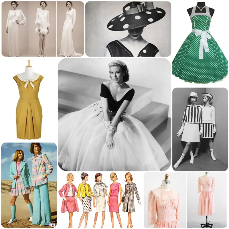 Vintage Kleider Mode Damen Retro Kleidung