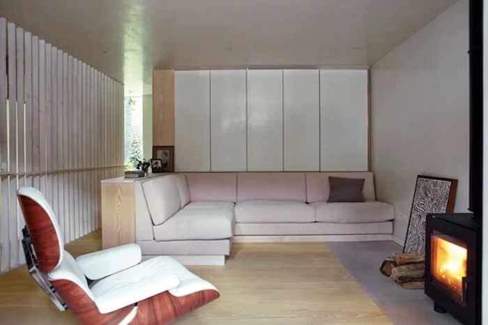 Wohnraumgestaltung modernes Wohnzimmer minimalistische Einrichtungsbeispiele