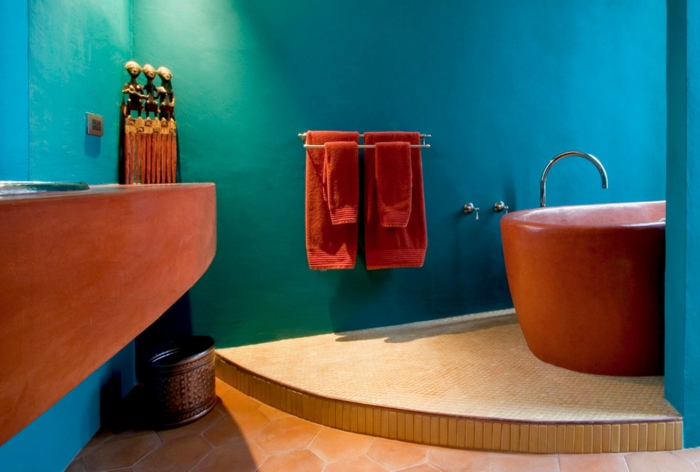einrichtungsideen badezimmer wandfarbe frisch badewanne