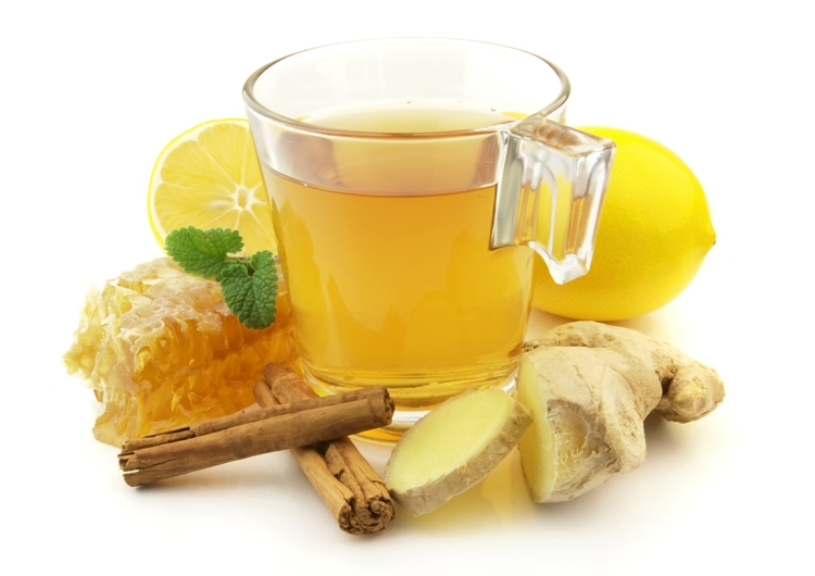 ist Tee gesund Ingwertee mit Honig Zimt Zitrone