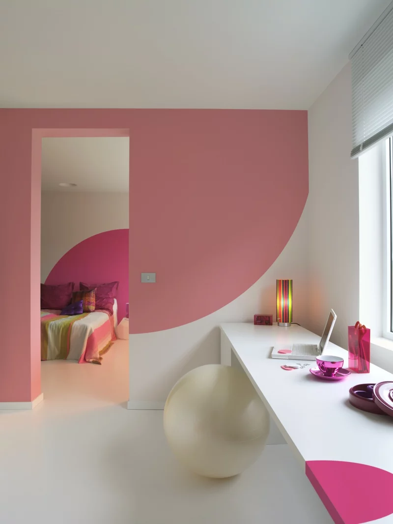 moderne wandfarben aussuchen rosa wandfarben kombinieren
