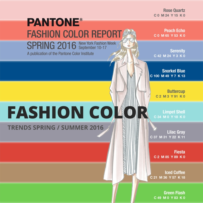 pantone farben 2016 trendfarbe modetrends spring summer 2016