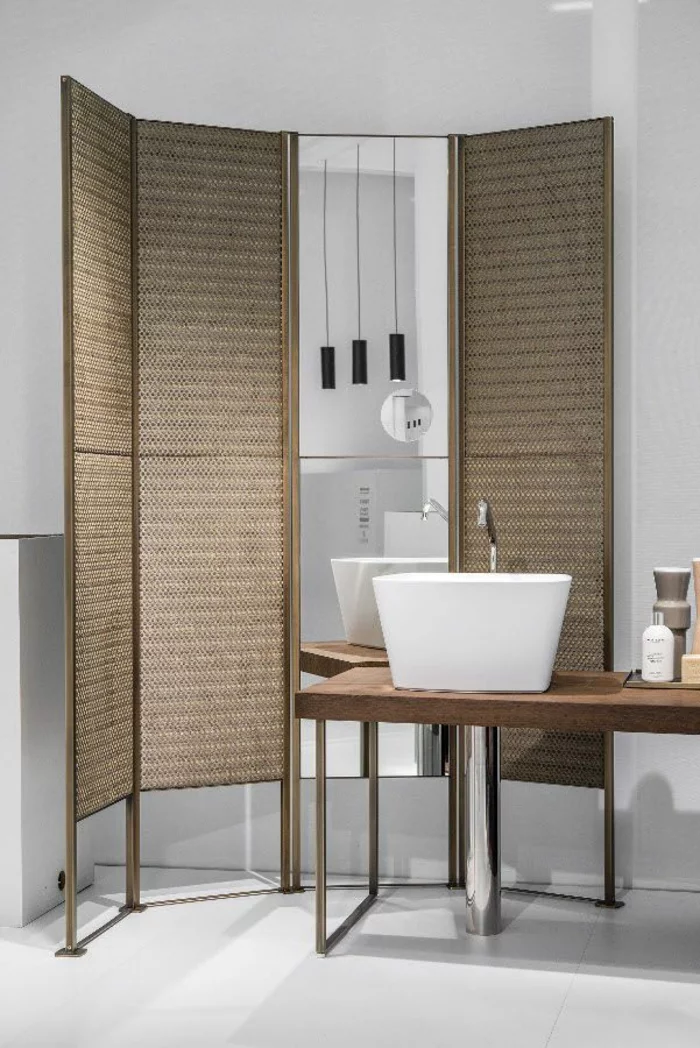 paravents raumtrenner badezimmer modernes design trendir MAKRO Marco taietta