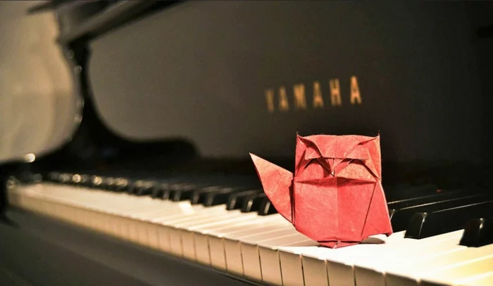 weihnachtsbasteln bastelideen eule klavier