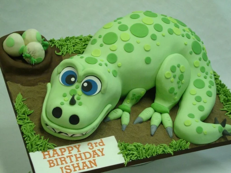 3D Dinosaurier Geburtstagstorte Kinder Geburtstagsparty
