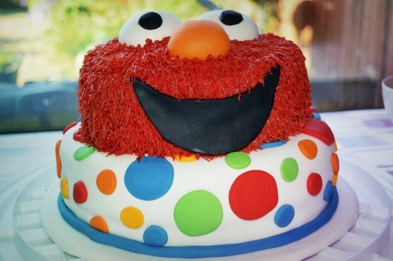 Elmo Kindertorte Geburtstagstorten Bilder Tortendekoration