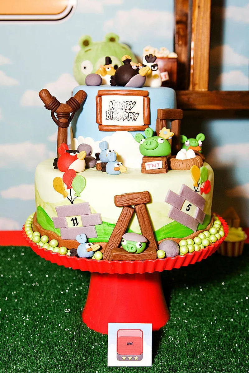  Geburtstagstorte Bilder Kindergeburtstagstorte Angry Birds