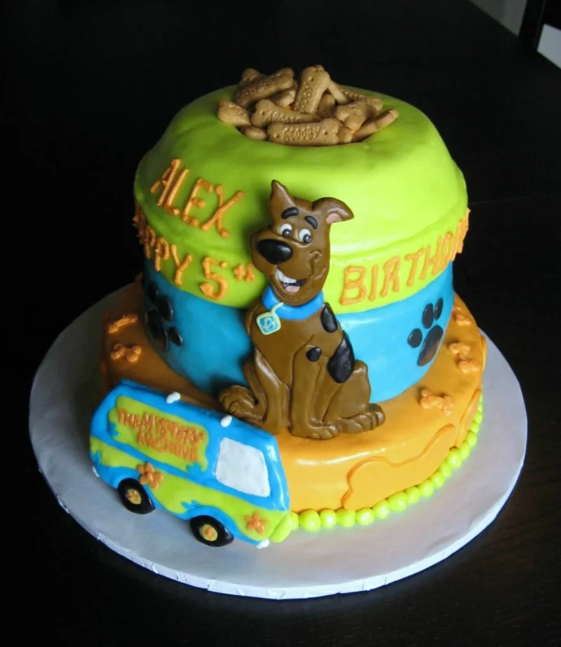 Geburtstagstorten Bilder Kindergeburtstagstorten Scooby Doo Tortendeko