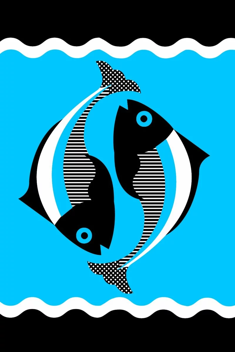 Horoskop Fische Jahreshoroskop 2016 Illustration Wasser Sternzeichen Fische