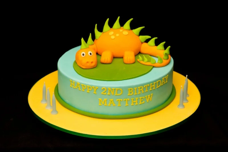 Kinder Geburtstagstorte Bilder Dinosaurier Tortendekoration