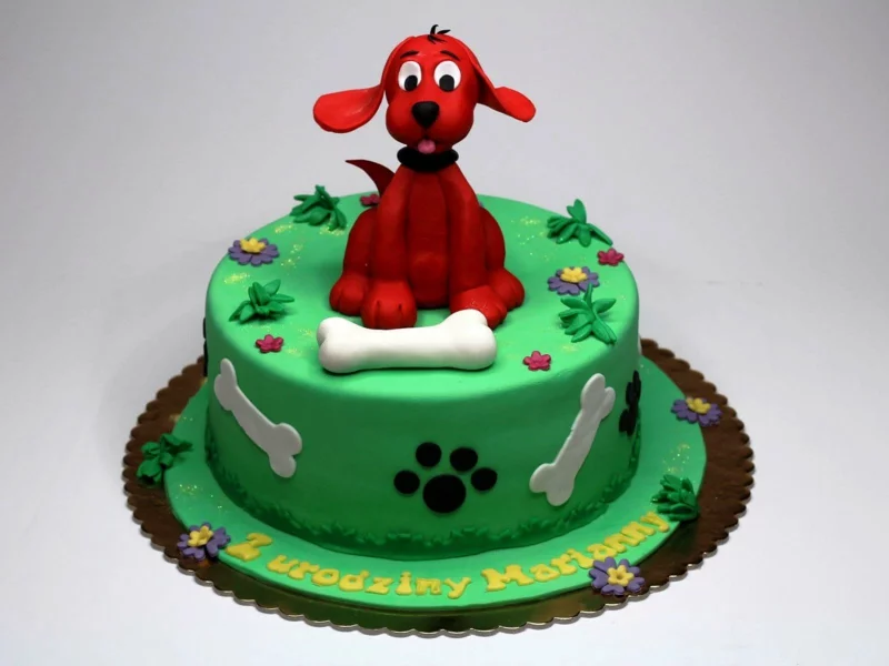 Kindertorte Geburtstagstorten Bilder Tortendeko 3D Hund