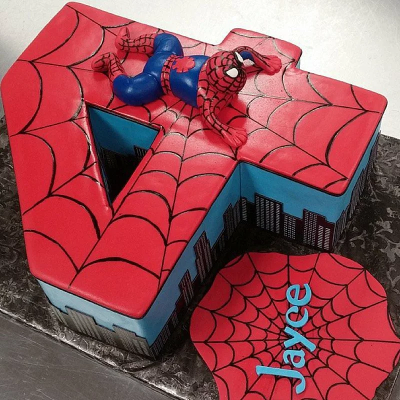 Kindertorten bestellen Geburtstagstorten Spiderman Tortendeko