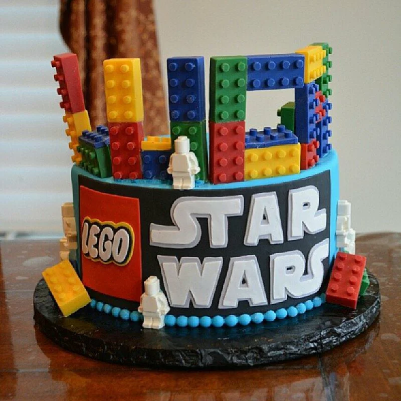 Lego Luke Kindertorte Geburtstagstorten Bilder Tortendeko Star Wars