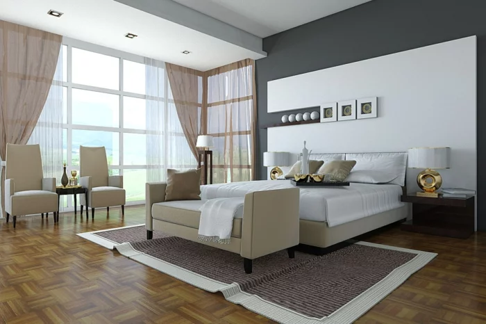 Schlafzimmergestaltung Ideen Schlafzimmermöbel neutrale Farbgestaltung