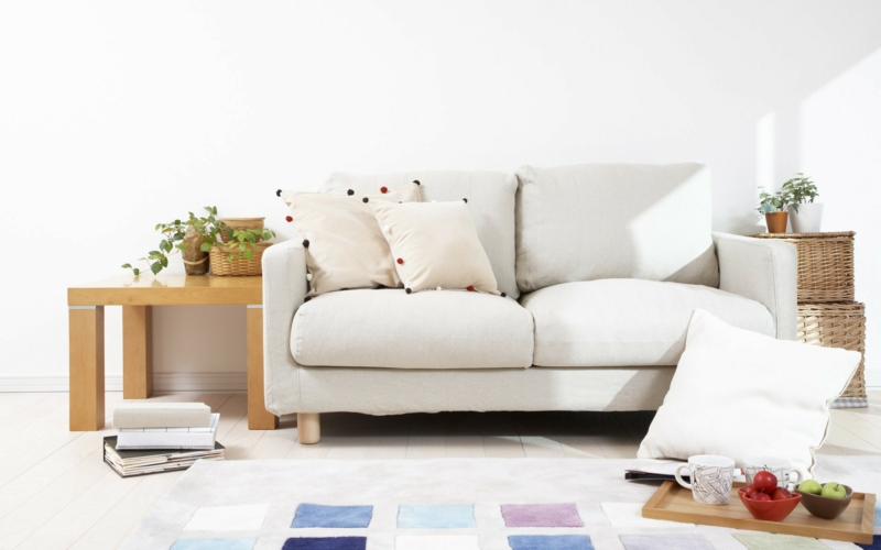 Wohnideen und Trends 2016 Wohnzimmer Sofa Weiß
