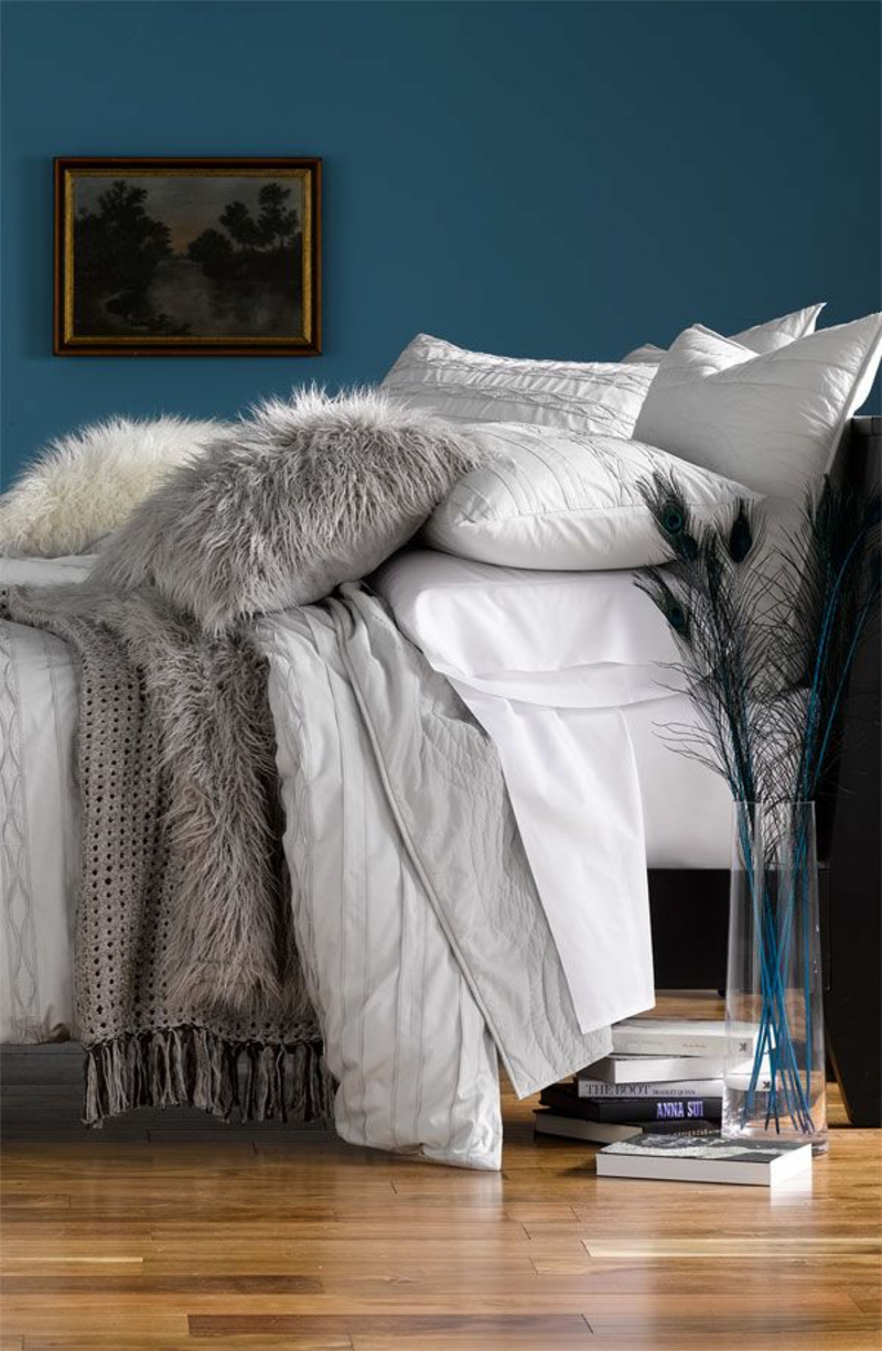ausgefallene Bettwäsche grau Winterbettwäsche kuschelweiche Bettdecke