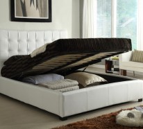 Bett mit Stauraum – Eine funktionelle Alternative, wie man Ordnung im Schlafzimmer hält