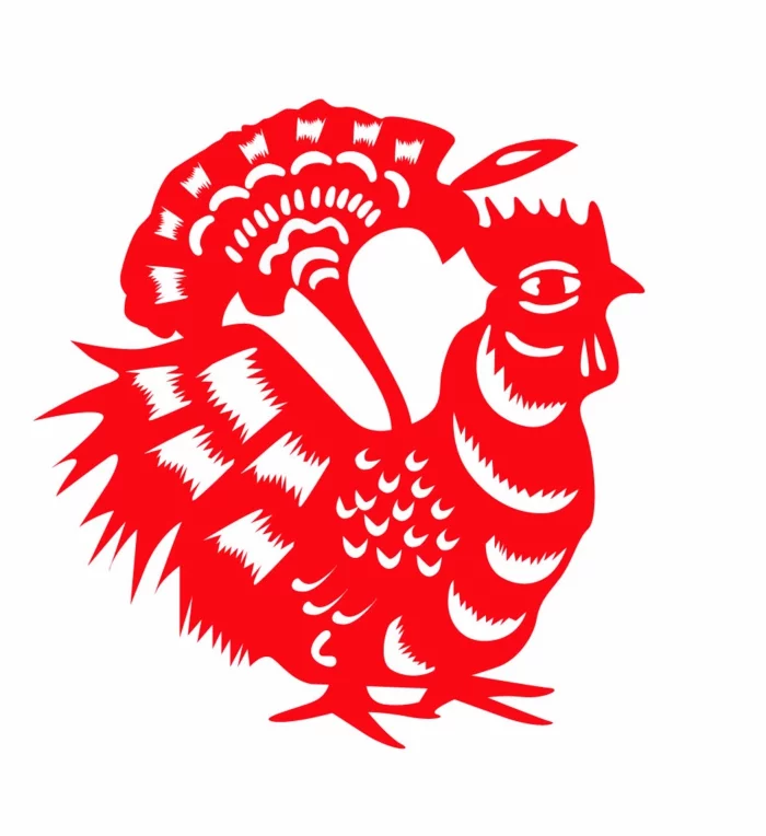 chinesische sternzeichen der feurige affe asia rot chinesisches horoskop hahn