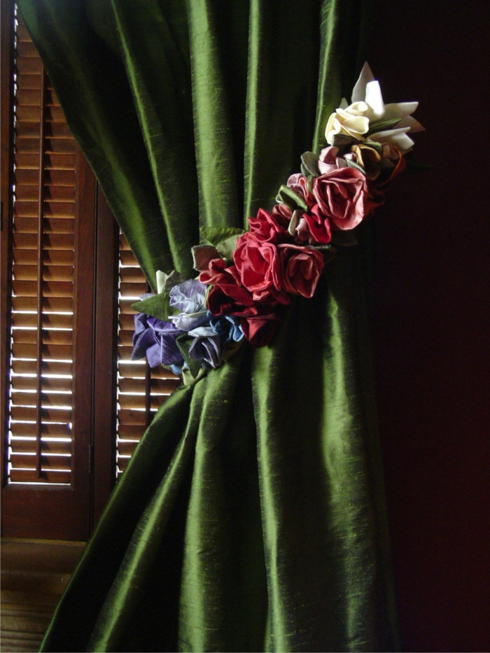 gardinenhalter gardinenklemme gardinen zubehör vorhang blumengesteck