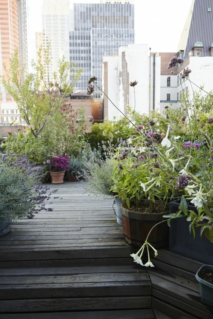 gartengestaltung ideen city style pflanzen terrasse gestalten