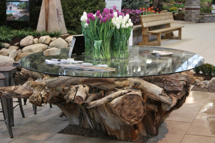 50 Gartentisch Designs und Arrangements für einen modernen und gesunden