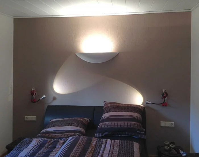 led indirekte beleuchtung decke dunkeles interior leuchte wandbeleuchtung schlafzimmer