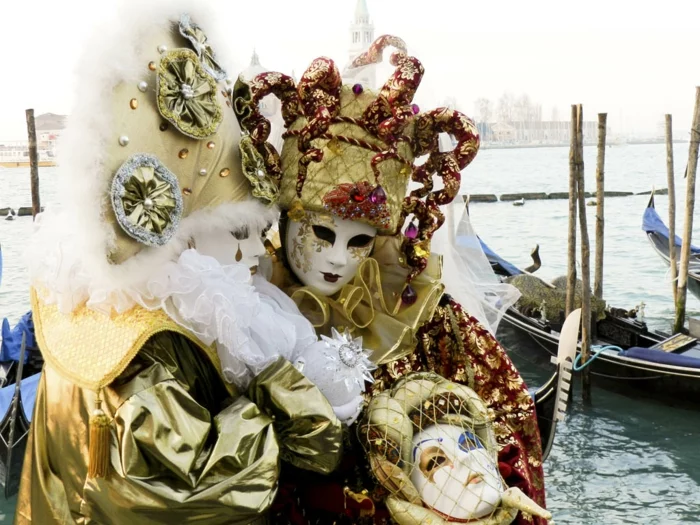 karneval in venedig kostüme fasching reisen feiern goldene masken