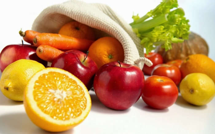 pflege für trockene haut gesunde ernährung früchte