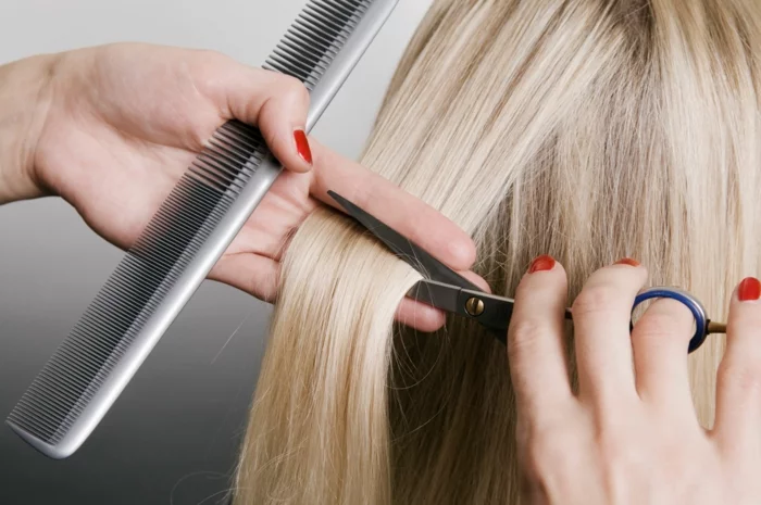 richtige haarpflege hautpflege haarschnitt blondes haar frisör