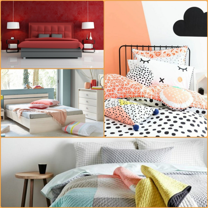 Schlafzimmergestaltung ideen exclusive Bettwäsche und Wandfarben Einrichtungsbeispiele